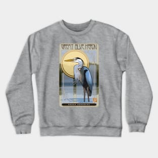 Great Blue Heron Crewneck Sweatshirt